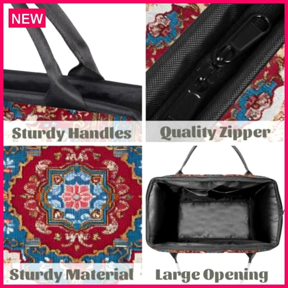 Lightweight Waterproof Travel Duffel Bag, Airplane Friendly Weekender Gym Tote